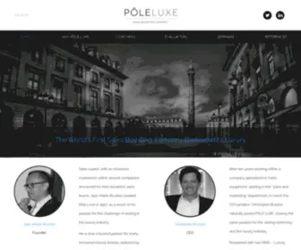 Poleluxe.com(Pôle) Screenshot