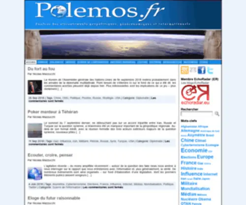 Polemos.fr(Intelligence) Screenshot