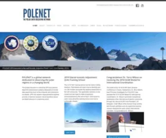 Polenet.org(The Polar Earth Observing Network) Screenshot