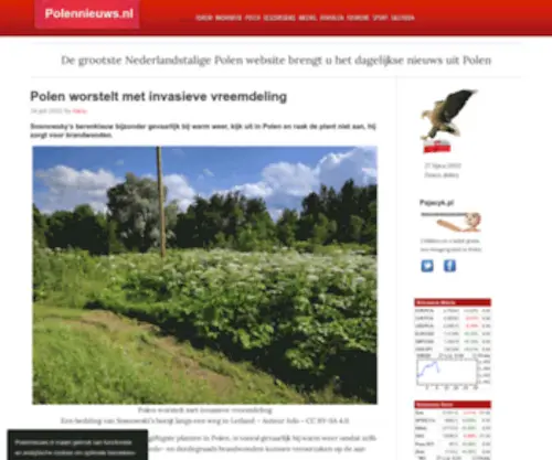 Polennieuws.nl(Pools nieuws) Screenshot