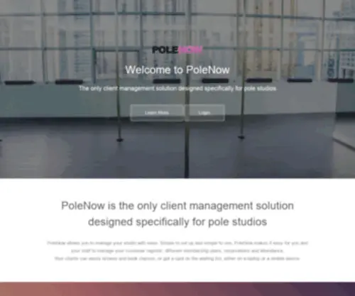 Polenow.com(Manage Your Pole Studio) Screenshot
