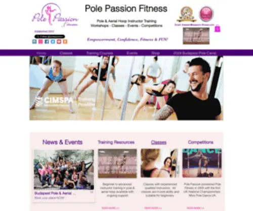 Polepassion.fitness(Pole & Aerial Hoop Instructor Training & Events) Screenshot