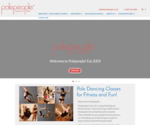 Polepeople.co.uk(Pole Dancing Classes London for Fitness and Fun) Screenshot