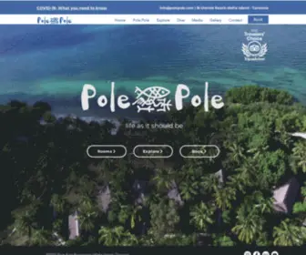 PolePole.com(Pole Pole Bungalows) Screenshot