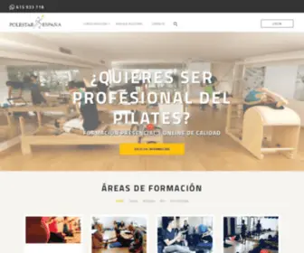 Polestarpilates.es(Escuela de Pilates Internacional Polestar Pilates España) Screenshot