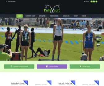 Polevaultcity.com(Pole vault training for all ages along with complete equipment sales on Pole Vault City) Screenshot