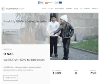 Polex.krakow.pl(Polex Fashion Group) Screenshot