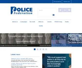 Polfed.org(Police Federation of England & Wales) Screenshot