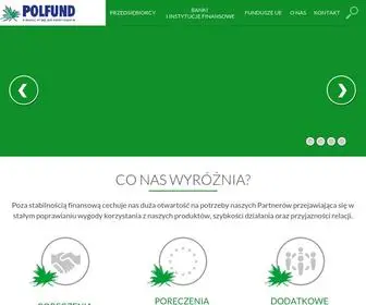 Polfund.com.pl(Fundusz poręczeń) Screenshot