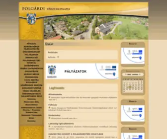 Polgardi.hu(Címlap) Screenshot