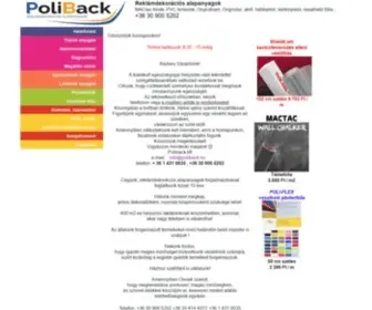 Poliback.hu(Poliback Kft) Screenshot