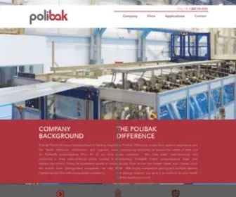 Polibakusa.com(Polibak Plastics America) Screenshot