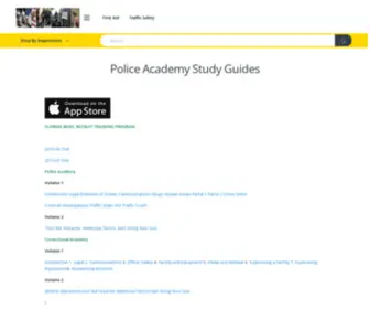 Policeacademystudyguides.com(Policeacademystudyguides) Screenshot