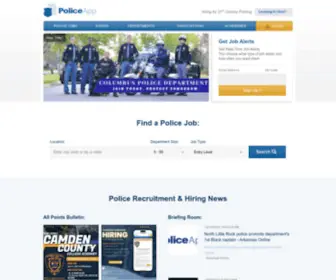 Policeapp.com(Simplifying the Law Enforcement Job Hiring Process) Screenshot