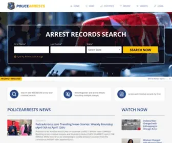Policearrests.com(Police Arrest Records) Screenshot