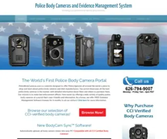 Policebodycameras.com(Police Body Cameras for Law Enforcement) Screenshot