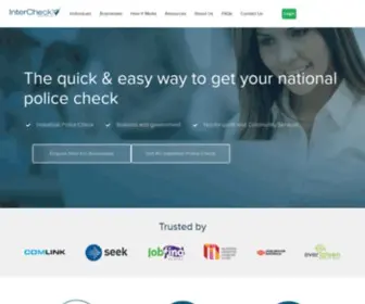 Policecheckexpress.com.au(Police Check Express) Screenshot
