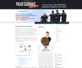Policeclearancecertificate.info(Police clearance certificate) Screenshot