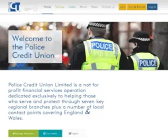 Policecu.co.uk Screenshot