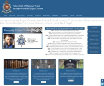 Policememorial.org.uk(Incorporated by Royal Charter) Screenshot