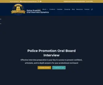Policepromote.com(Police Promotion Oral Interview Questions) Screenshot
