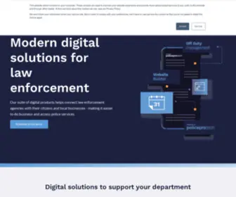 Policeprotech.com(Off Duty Management and Website Development) Screenshot