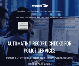 Policeservicesoftware.ca(Automating Police Record Checks For Police Services) Screenshot