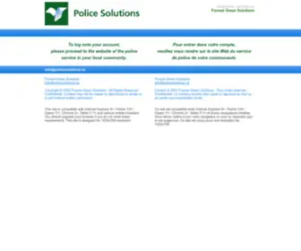 Policesolutions.ca(Police Solutions) Screenshot