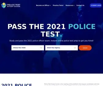 Policeteststudyguide.com(Police Test Study Guide) Screenshot