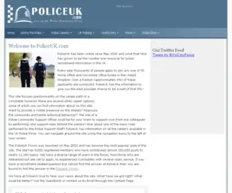 Policeuk.com(Police uk) Screenshot