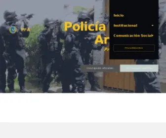 Policiafederal.gov.ar(Policiafederal) Screenshot