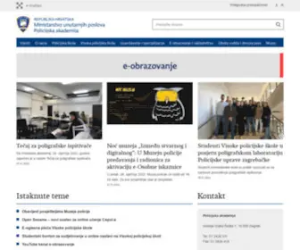 Policijska-Akademija.gov.hr(Policijska Akademija) Screenshot