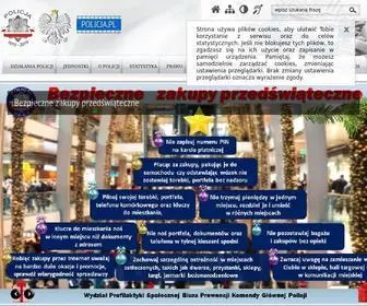 PolicJa.pl(Portal polskiej Policji) Screenshot