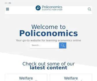 Policonomics.com(Economics made simple) Screenshot