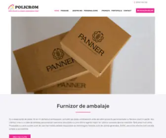 Policrom.eu(Furnizor de ambalaje Brasov) Screenshot