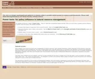 Policy-Powertools.org(Power Tools) Screenshot