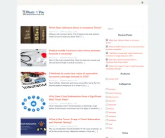 Policy4You.xyz(Just another WordPress site) Screenshot
