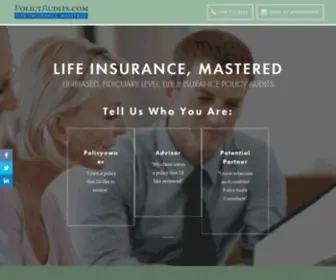 Policyaudits.com(Life Insurance Policy Audit) Screenshot