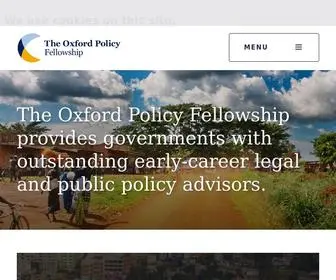 Policyfellowship.org(Strengthening governments) Screenshot