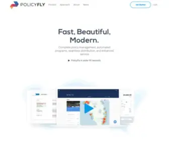 Policyfly.com(PolicyFly) Screenshot
