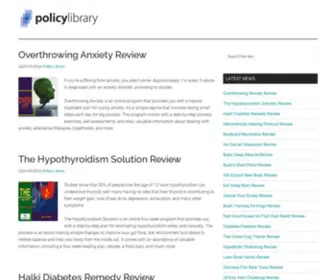 Policylibrary.com(Policy Library) Screenshot