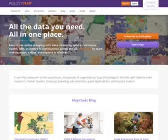 Policymap.com(Policymap) Screenshot