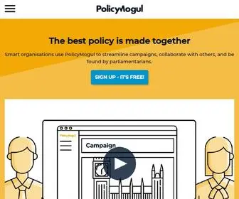 Policymogul.com(PolicyMogul) Screenshot