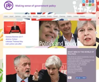 Policypress.org.uk(Politics and Policy) Screenshot