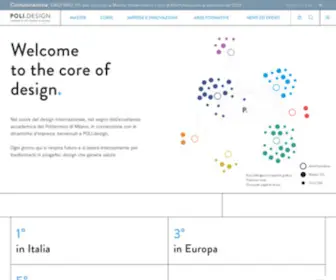 Polidesign.net(Società Consortile del Politecnico di Milano) Screenshot