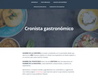 Poligordo.com(Cronista gastronómico urbano) Screenshot