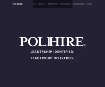 Polihire.com(Executive Search) Screenshot