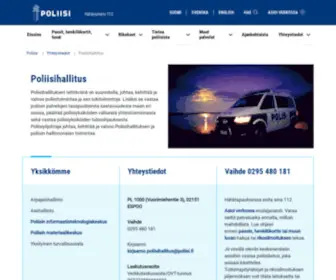 Poliisihallitus.fi(Poliisi) Screenshot