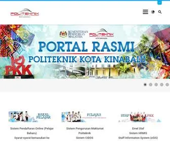 Polikk.edu.my(Portal Rasmi Politeknik Kota Kinabalu) Screenshot