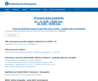 Poliklinikamarjanka.com(Dom) Screenshot